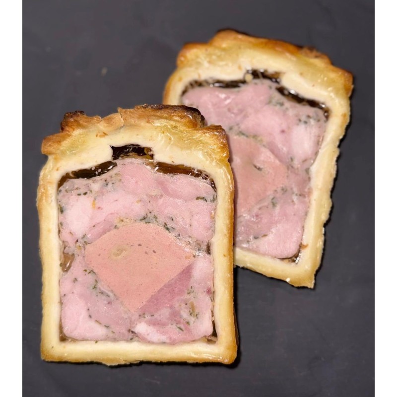 PATE EN CROUTE MOUSSE par 2 tranches - 240g