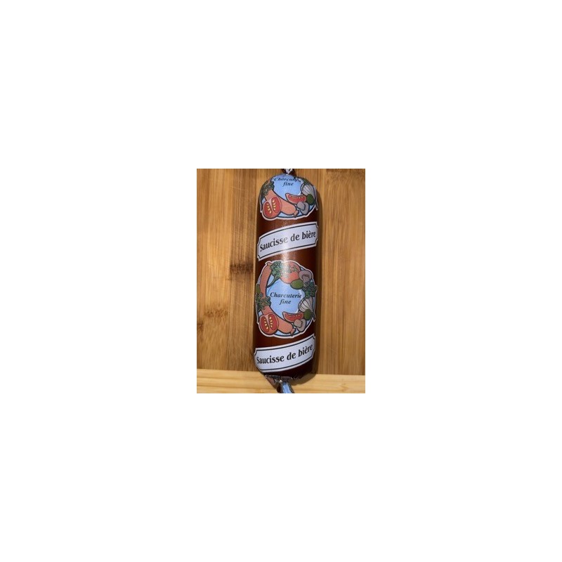 SAUCISSE DE BIERE - pièce de 250 g